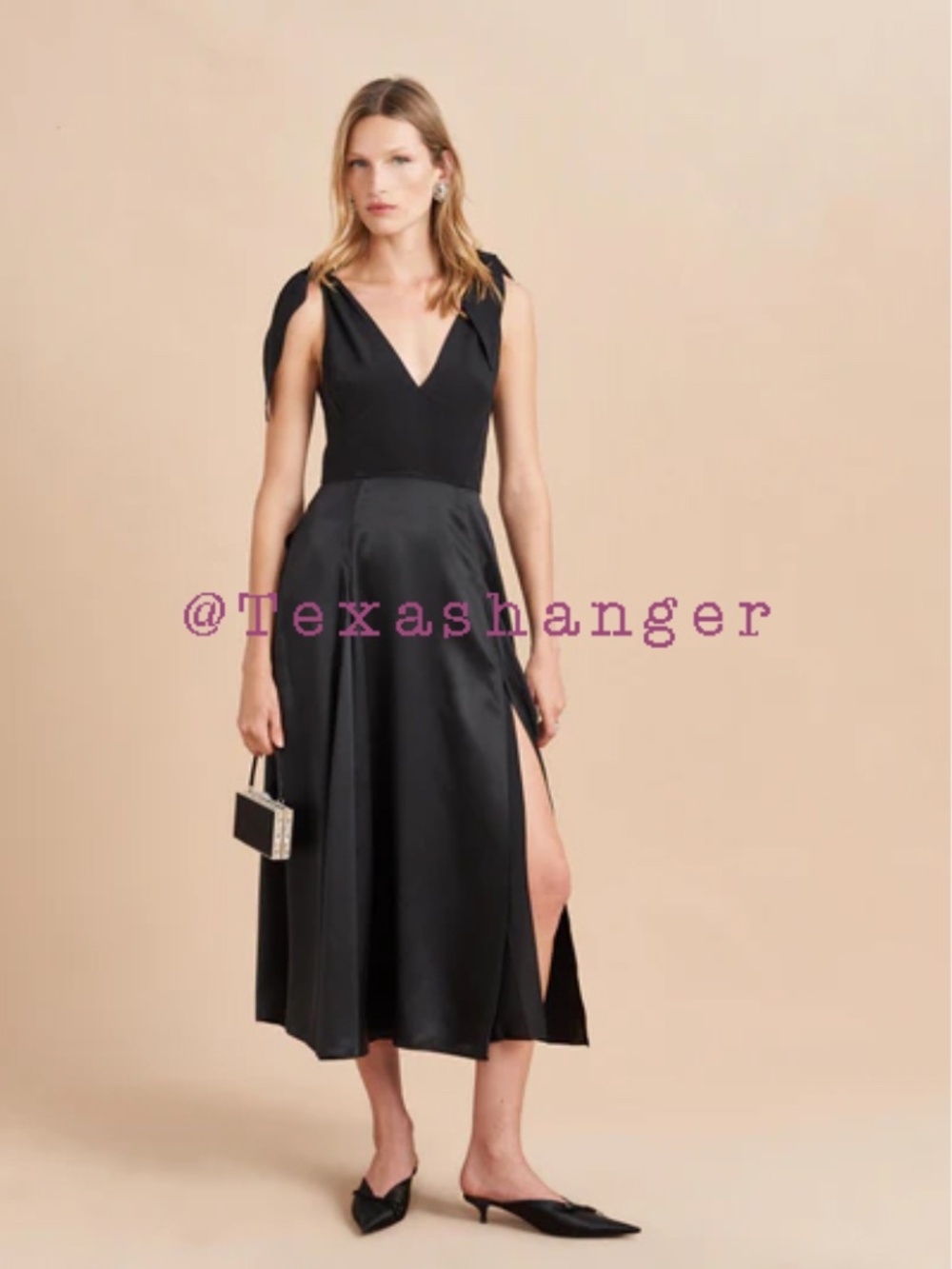 La Ligne NWT Charlotte Dress S Small Black